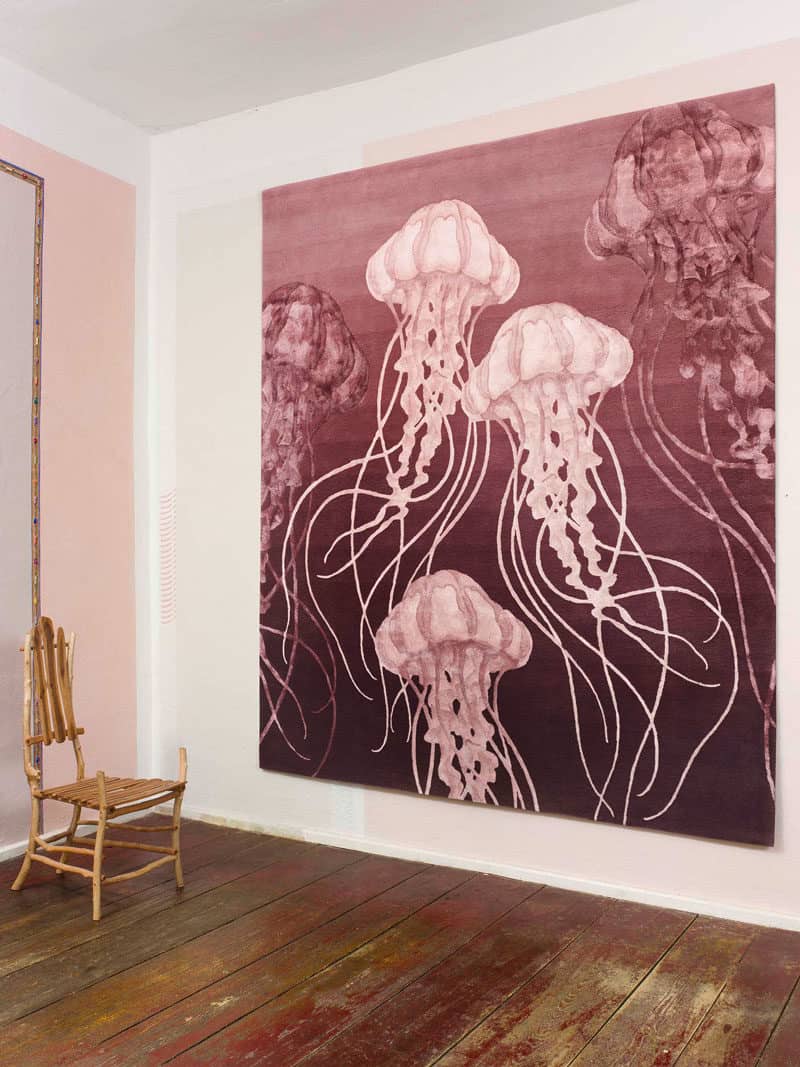 Miron Jellyfish No. 04 OldRose - RUG STAR