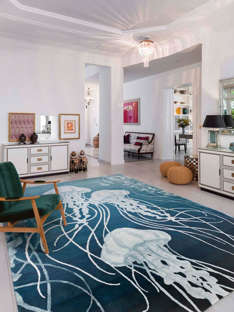 Miron Jellyfish No. 04 Turquoise - RUG STAR