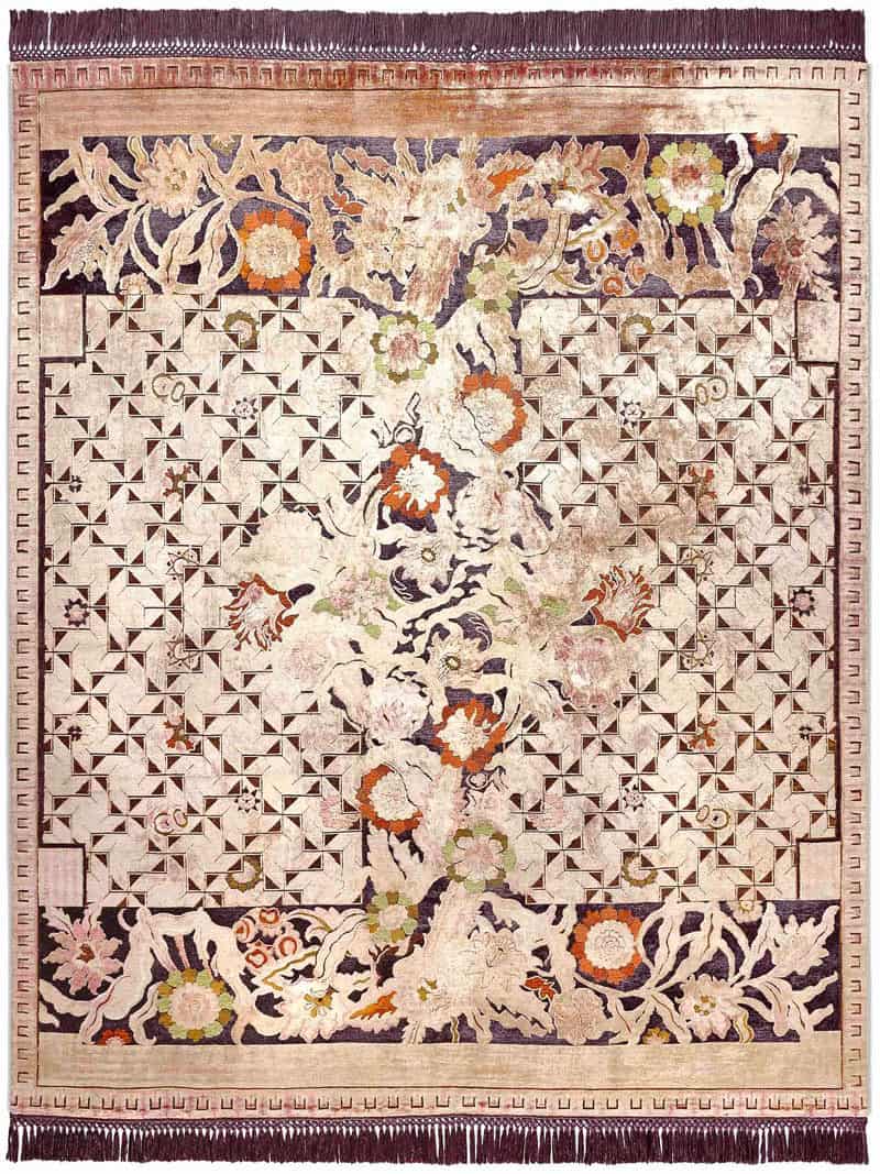 BelleÉpoque_FloralVersusGeometrics_Original_DeepPurple_CC-BEFGOR-DP-SWPE-OX_BS