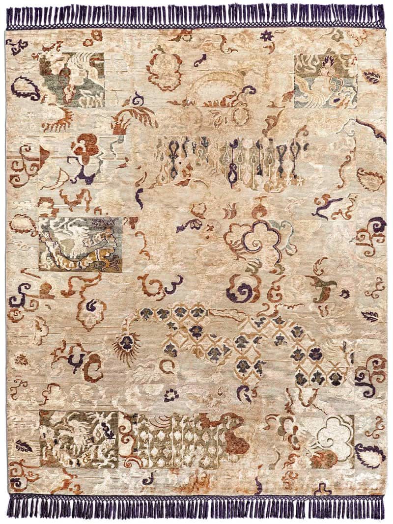 RUG-STAR_Ikat_Dragon_01_DeepPurple_CreamFineLines_CC-IK1GDP-CF-SWPE-OX_BS