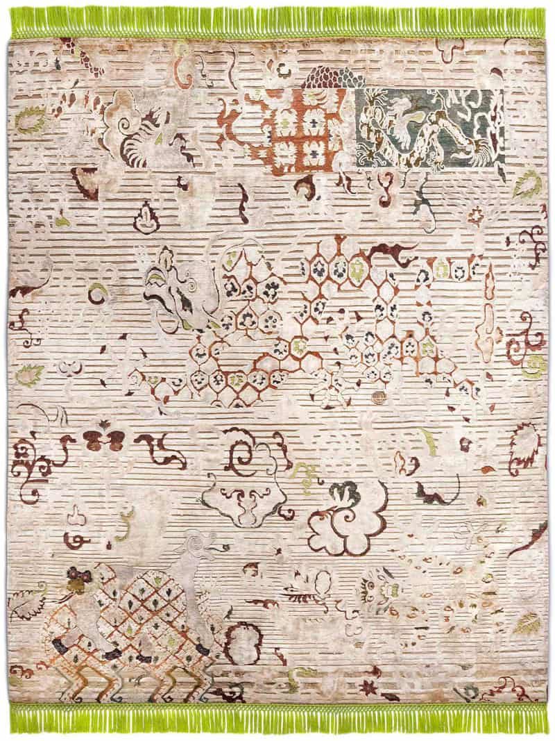 RUG-STAR_Ikat_Dragon_02_AppleGreen_CreamFineLines_CC-IK2GAH-CF-SWPE-OX_BS