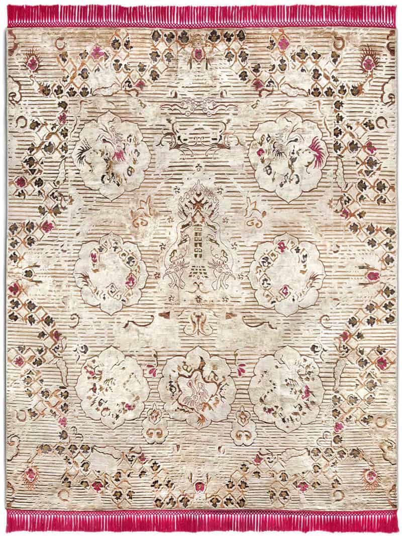 RUG-STAR_Ikat_Dragon_03_EyeCandyPink_CreamFineLines_CC-IK3CEP-CF-SWPE-OX_BS