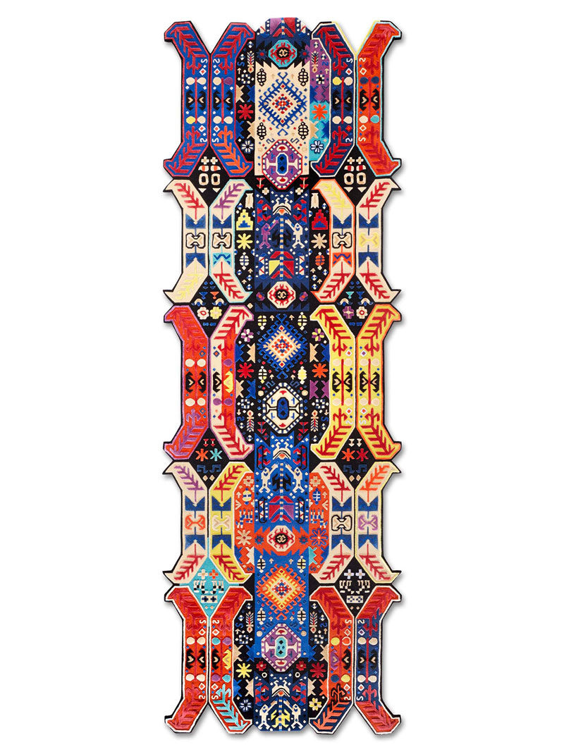RUG-STAR_NewTribal_Multishape_05_Color_Black_Luxury_Tuft_CC-NT5MCL-BA-WTLT-HL_BS