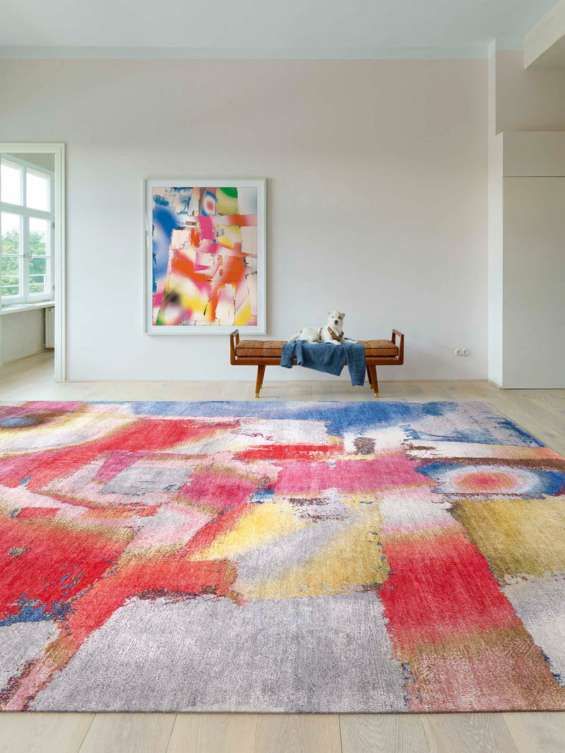 Block No. 16 Original on LightGrey - RUG STAR