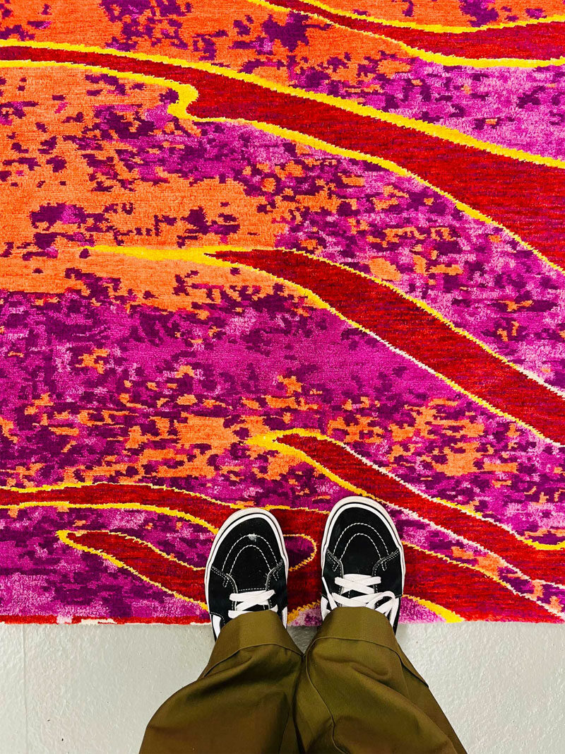 その他 SUKALA Print Yogi Rug Warm Sunset Yoga rug Sunglow – serene.eco